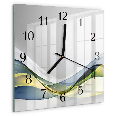 Square wall clock Abstraction