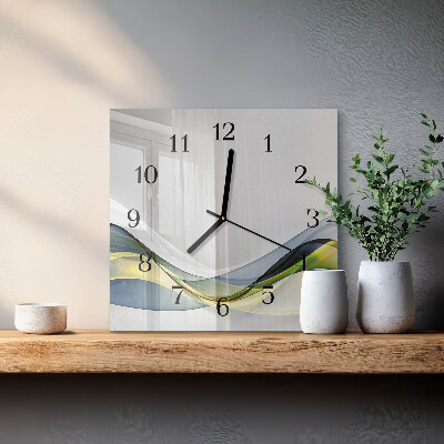 Square wall clock Abstraction