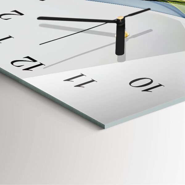 Square wall clock Abstraction