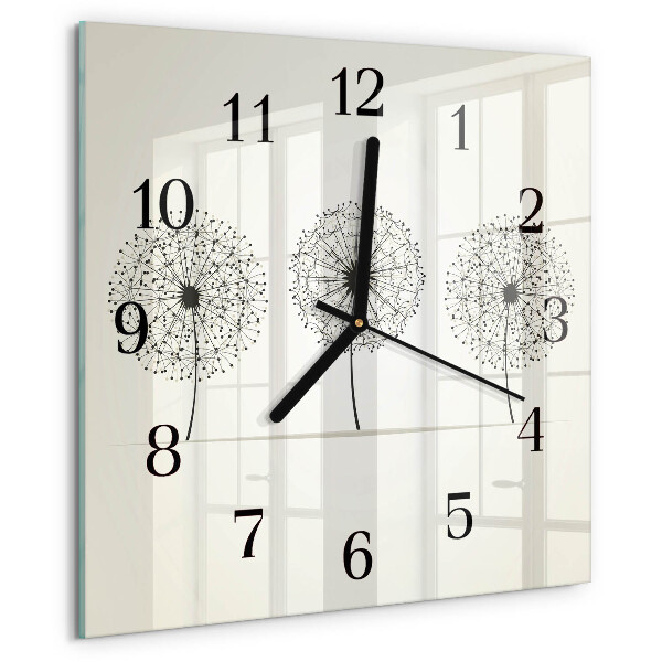Square wall clock Abstraction