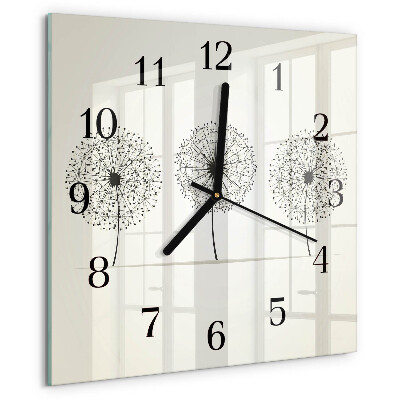 Square wall clock Abstraction