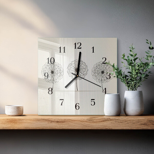 Square wall clock Abstraction