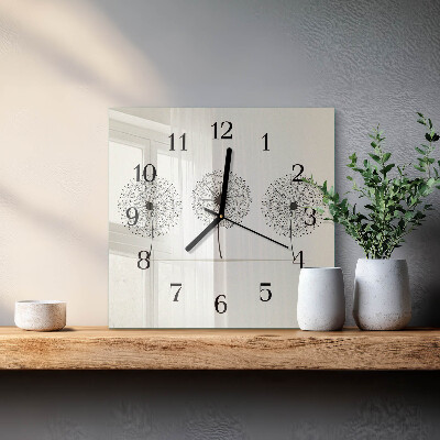 Square wall clock Abstraction