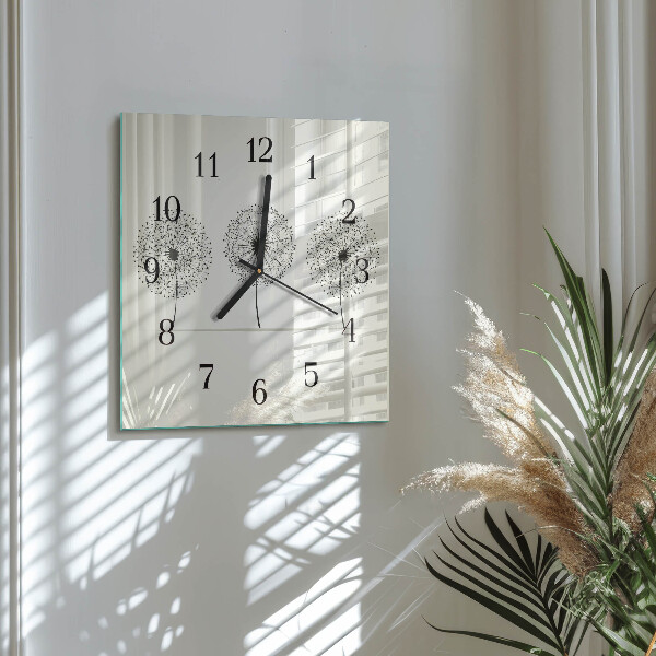 Square wall clock Abstraction