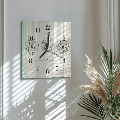 Square wall clock Abstraction