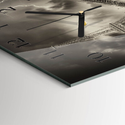 Square wall clock Paris