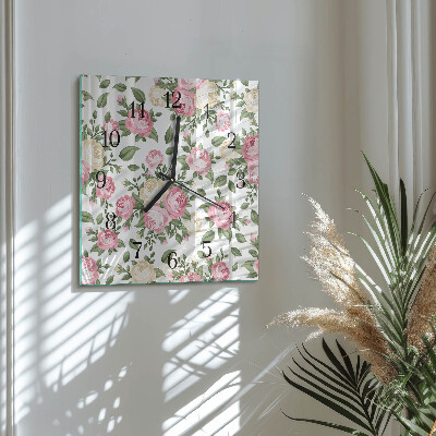 Square wall clock Background