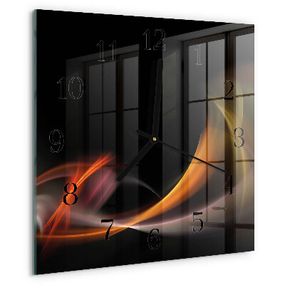 Square wall clock Abstraction