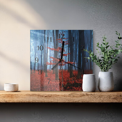 Square wall clock Darkness