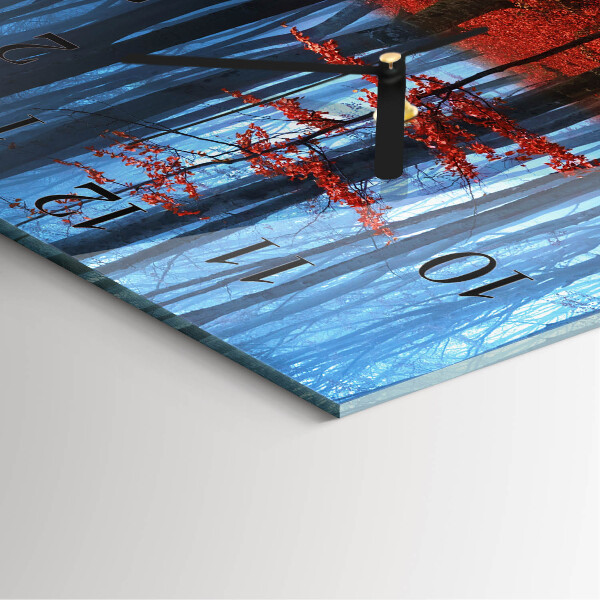Square wall clock Darkness