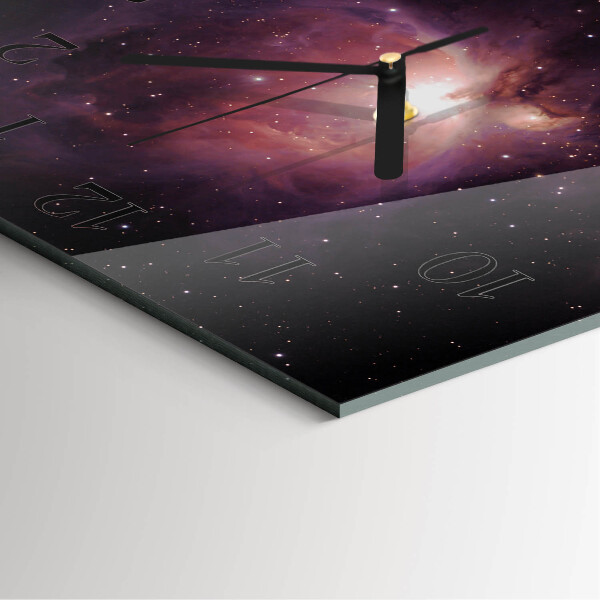 Square wall clock Space