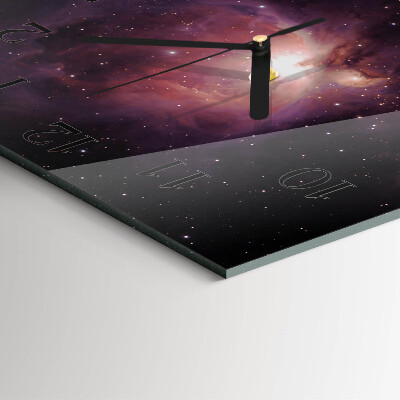 Square wall clock Space