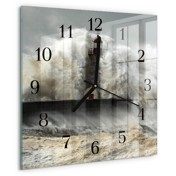 Square wall clock Storm