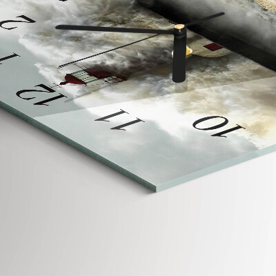Square wall clock Storm