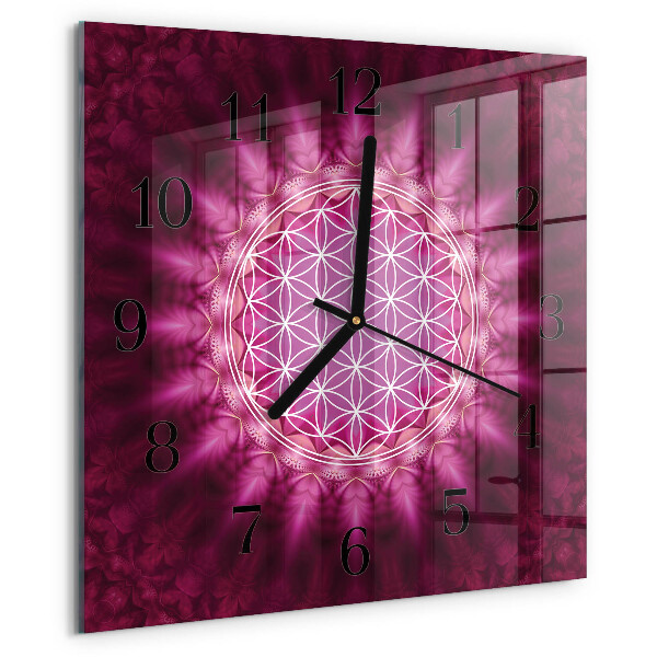 Square wall clock Abstraction