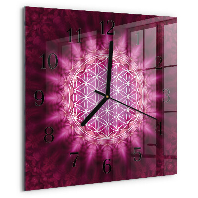 Square wall clock Abstraction