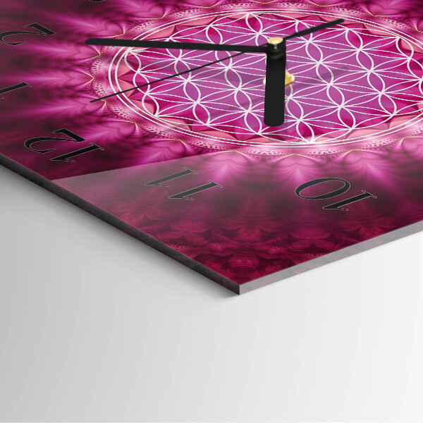 Square wall clock Abstraction
