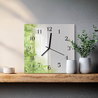 Square wall clock Nature