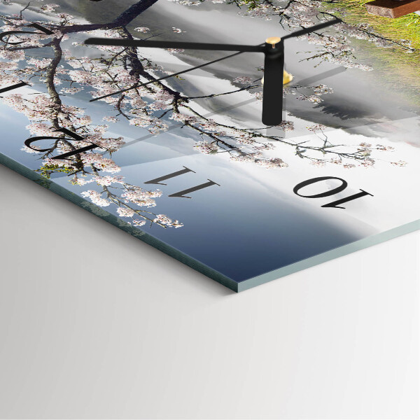 Square wall clock Spring