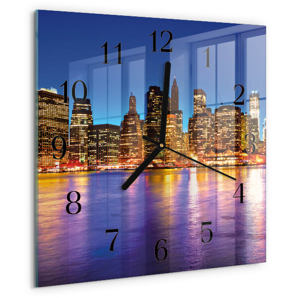 Square wall clock Horizon
