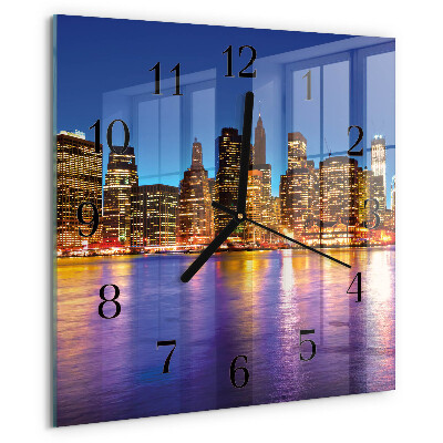 Square wall clock Horizon