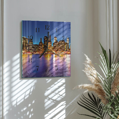 Square wall clock Horizon