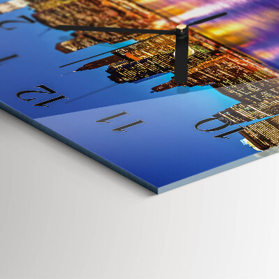 Square wall clock Horizon