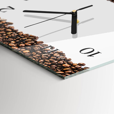 Square wall clock Coffee Beans