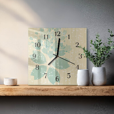 Square wall clock Abstraction