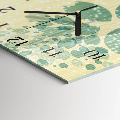 Square wall clock Abstraction