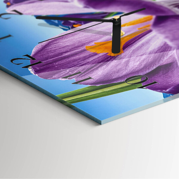 Square wall clock Spring