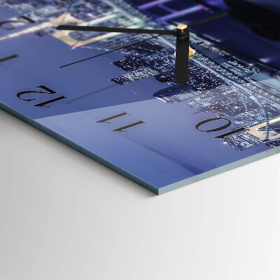 Square wall clock Bridge