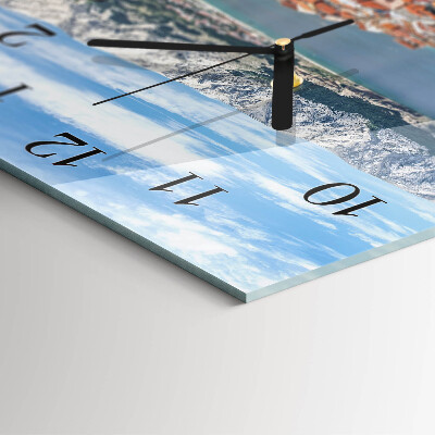 Square wall clock Bay