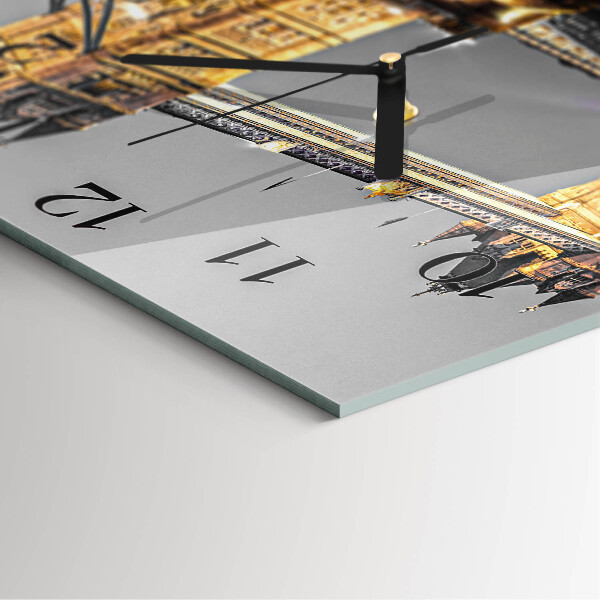 Square wall clock Tower Bridge