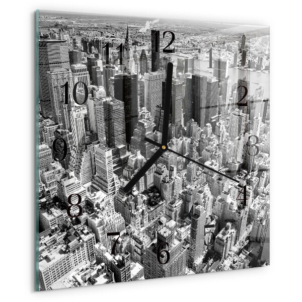 Square wall clock Horizon