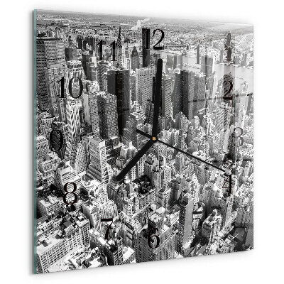 Square wall clock Horizon