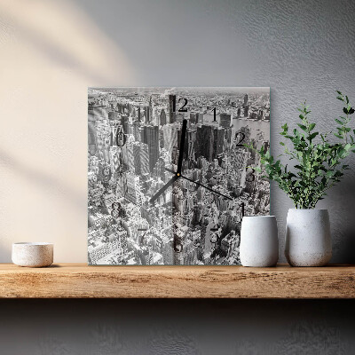 Square wall clock Horizon