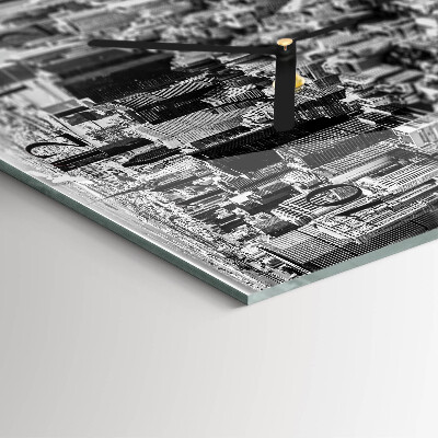 Square wall clock Horizon
