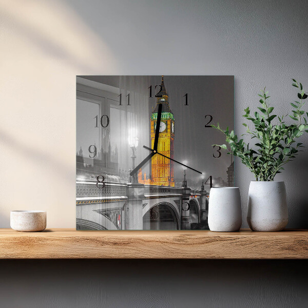 Square wall clock Big Ben