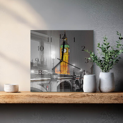 Square wall clock Big Ben