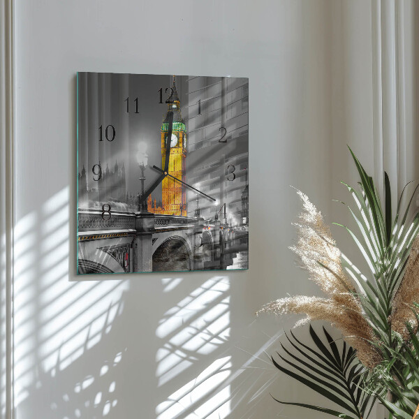 Square wall clock Big Ben