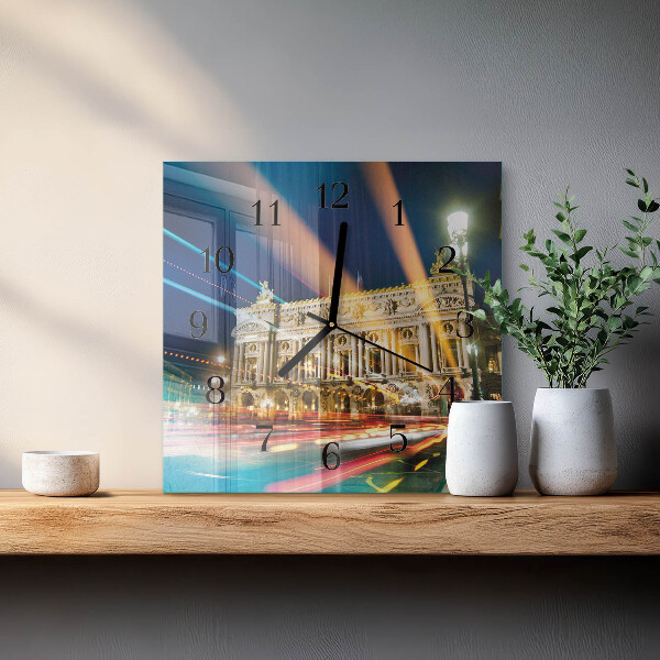 Square wall clock Light