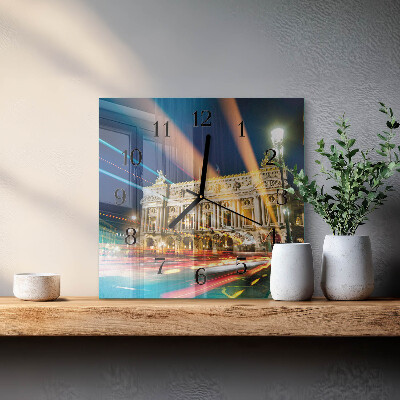 Square wall clock Light