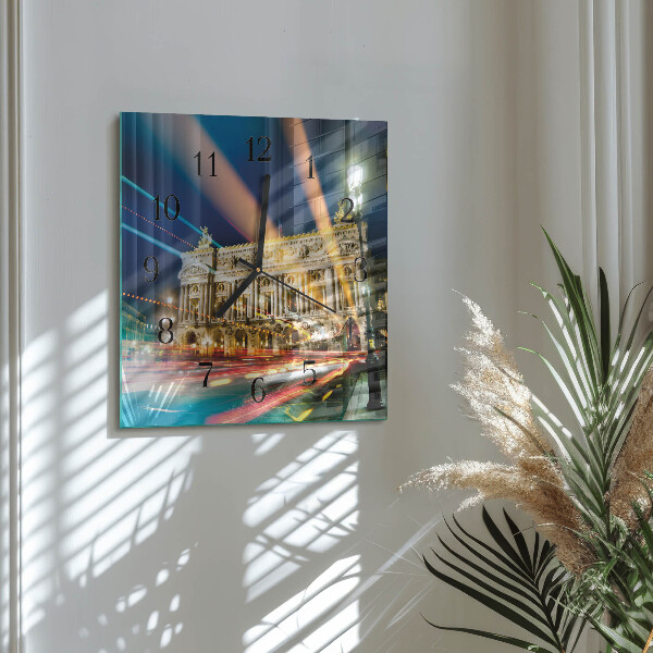 Square wall clock Light