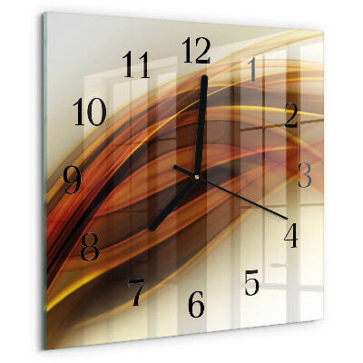 Square wall clock Abstraction