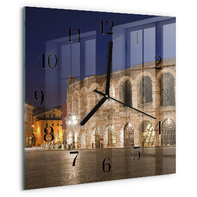 Square wall clock Night Light