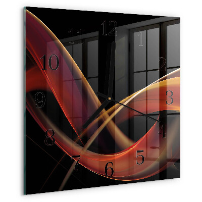 Square wall clock Abstraction