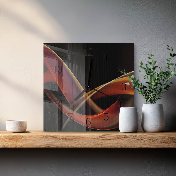 Square wall clock Abstraction