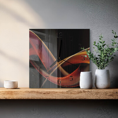 Square wall clock Abstraction