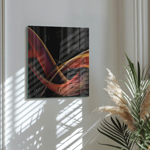Square wall clock Abstraction